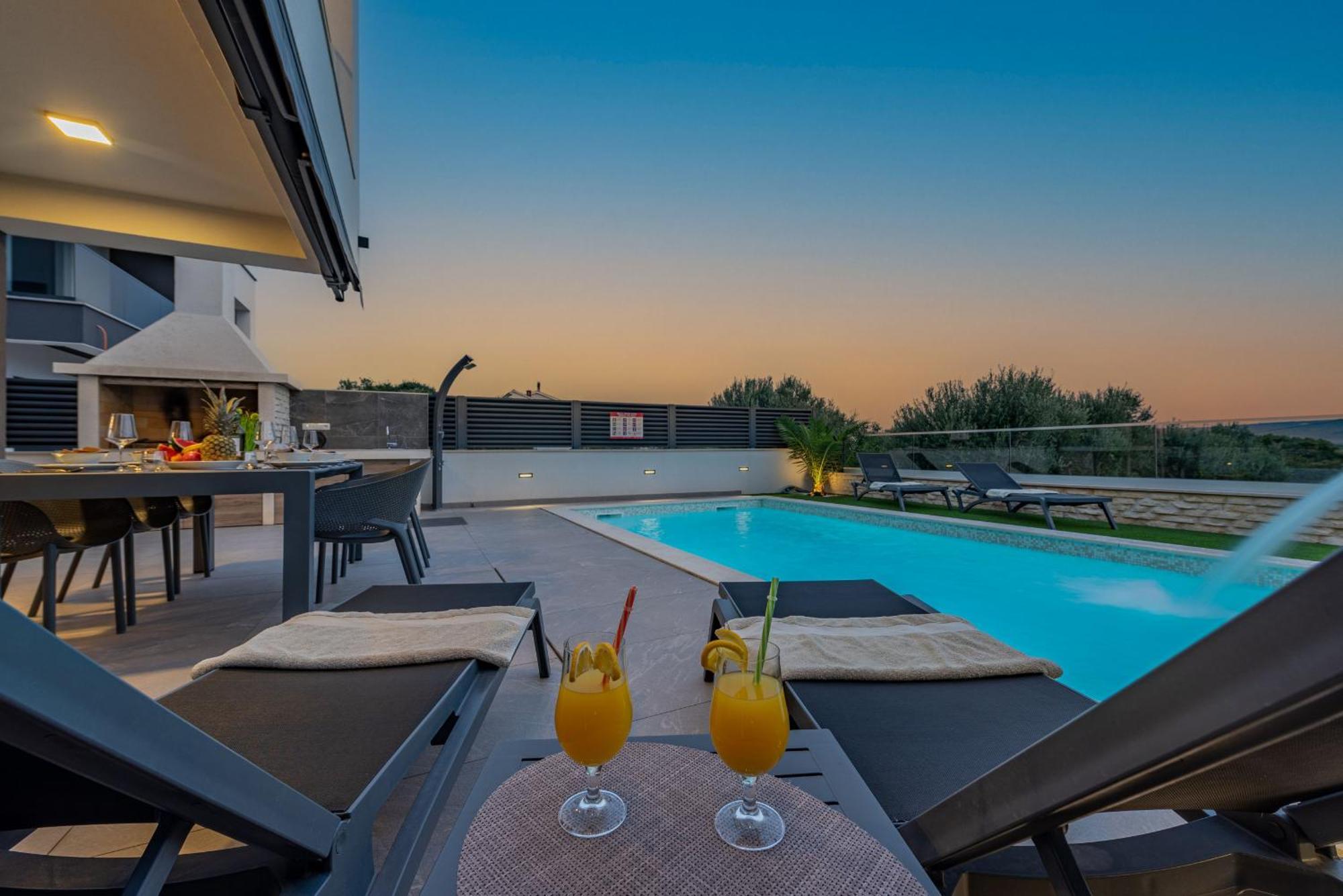 Villa Blue Sky 2 Zadarvillas Turanj Dış mekan fotoğraf