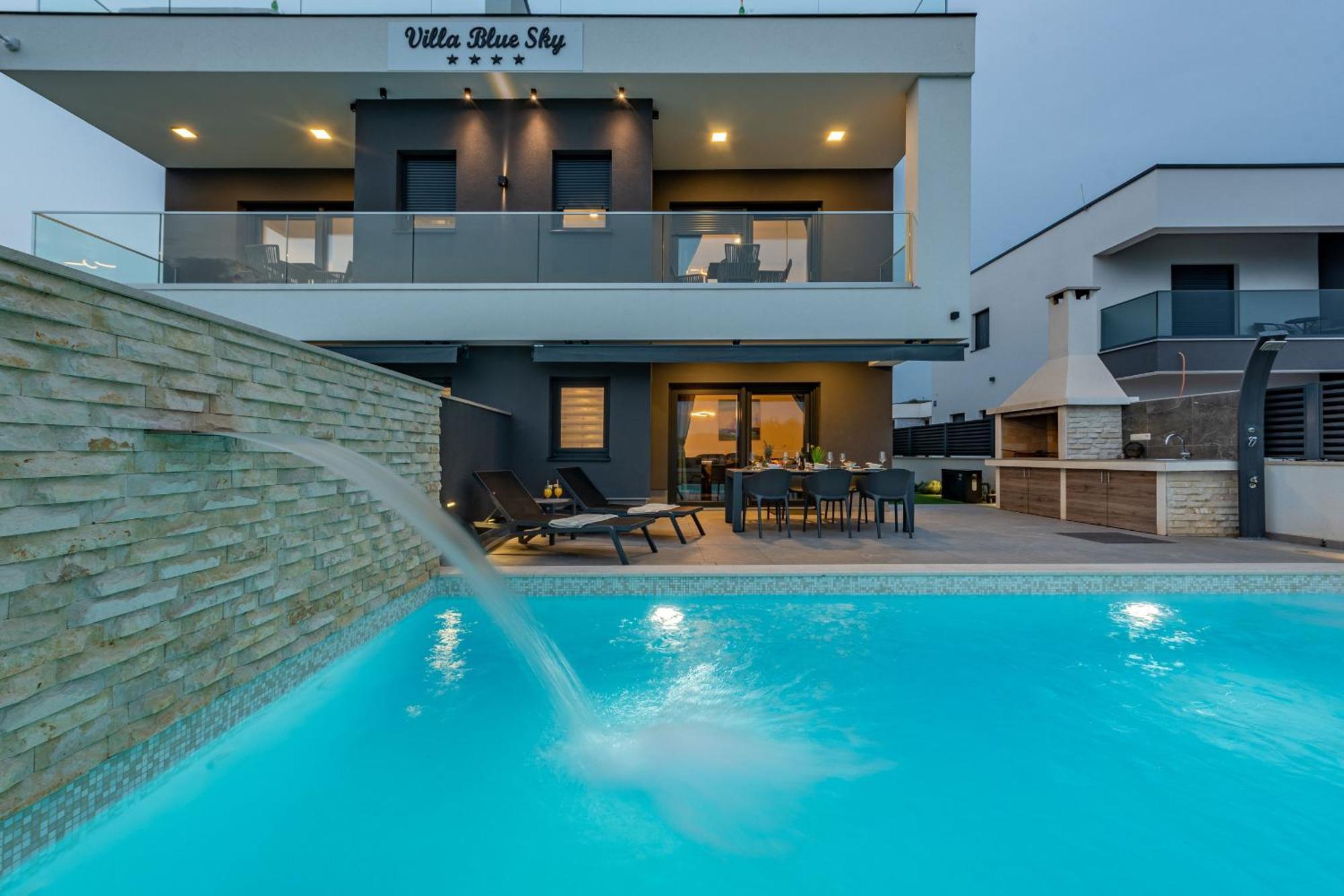 Villa Blue Sky 2 Zadarvillas Turanj Dış mekan fotoğraf